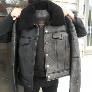 Coach Lambskin leather coat